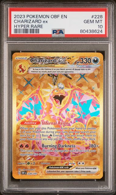 Charizard EX 228/197 Obsidian Flames PSA 10