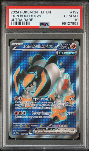 Iron Boulder ex 192/162 PSA 10
