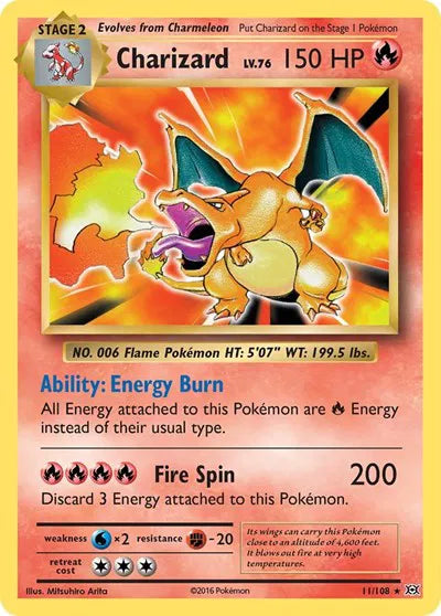 Charizard 11/108 Evolutions
