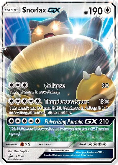 (MP) Snorlax GX SM05 Promo