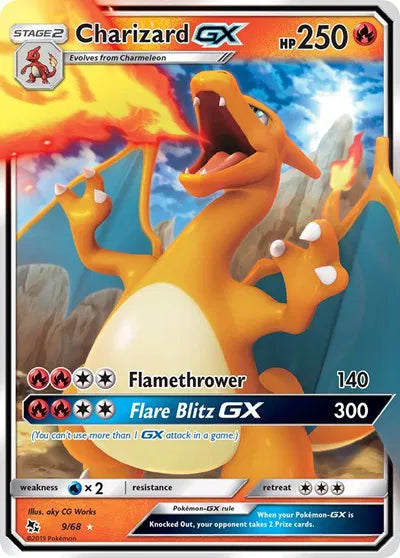 Charizard GX 9/68 Hidden Fates