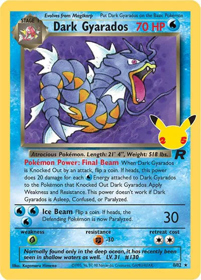 Dark Gyarados 8/82 Celebrations