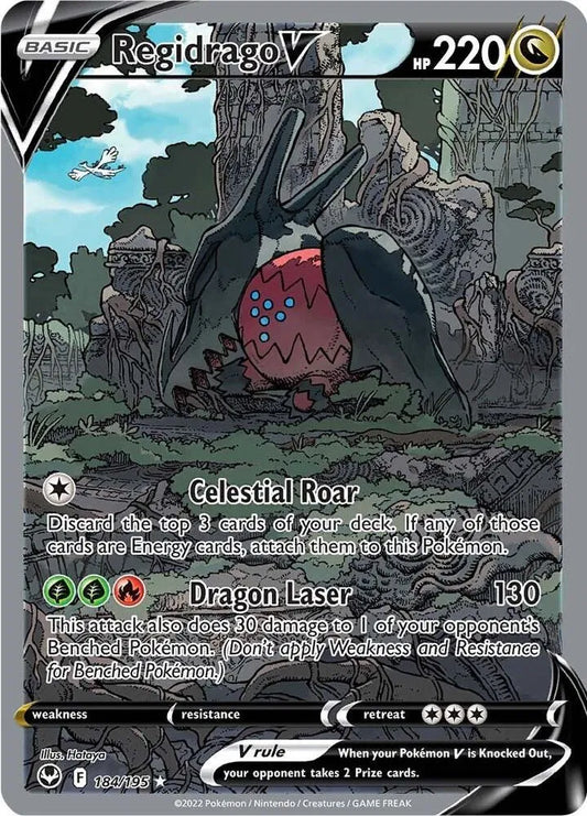 Regidrago V 184/195 Silver Tempest