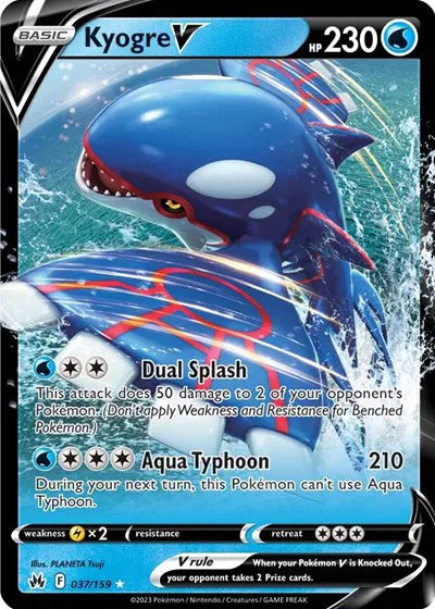 Kyogre V 037/159 Crown Zenith