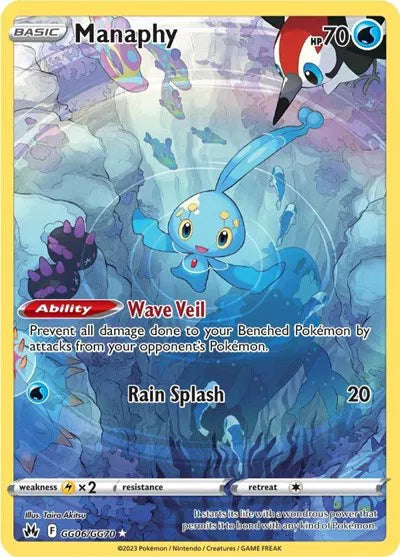 Manaphy GG06/GG70  Crown Zenith