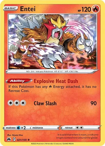 Entei 021/159 Crown Zenith