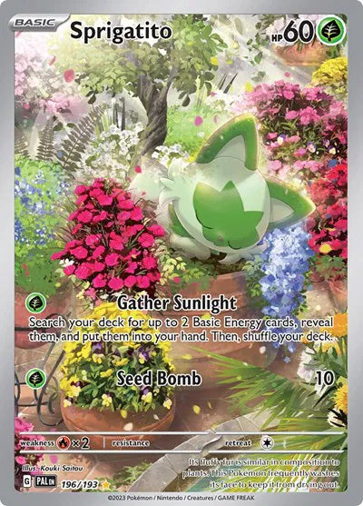 Sprigatito Evolution Line Paldea Evolved