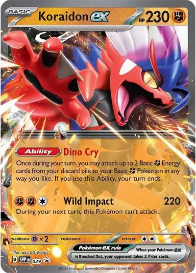 Koraidon ex 029 Black Star Promo
