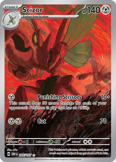 Scizor 205/197 Obsidian Flames