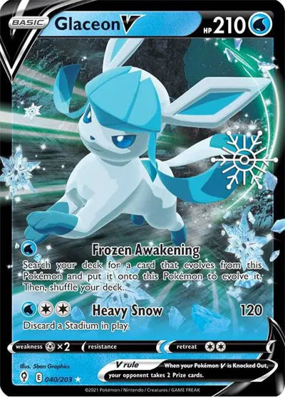 Glaceon V 040/203 Holiday Calendar