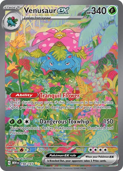 Venusaur EX 198/165 151