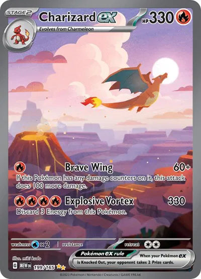 (LP) Charizard EX 199/165 151