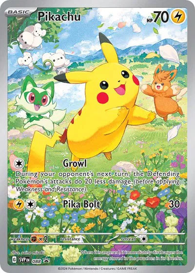 Pikachu 088 Black Star Promo