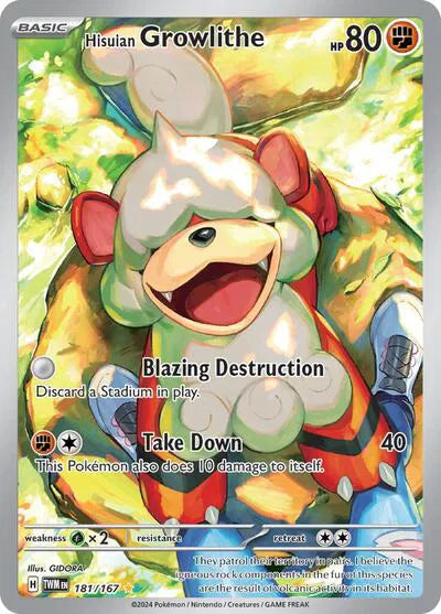 Hisuian Growlithe 181/167 Twilight Masquerade