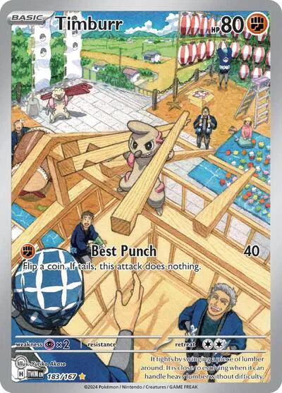 Timburr 183/167 Twilight Masquerade