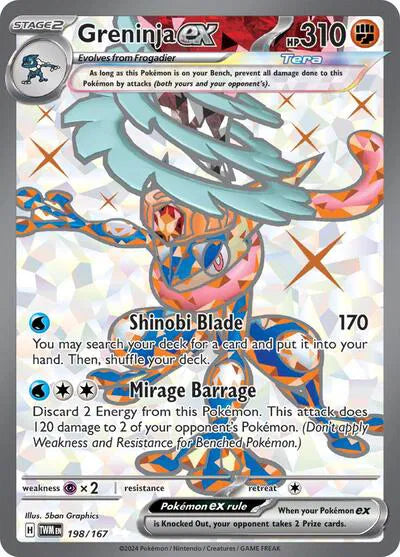 Greninja ex 198/167 Twilight Masquerade