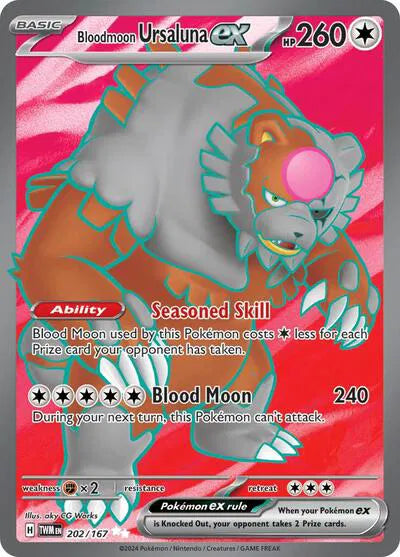 Bloodmoon Ursaluna ex 202/167 Twilight Masquerade
