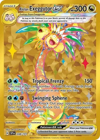 Alolan Exeggutor ex 248/191 Surging Sparks