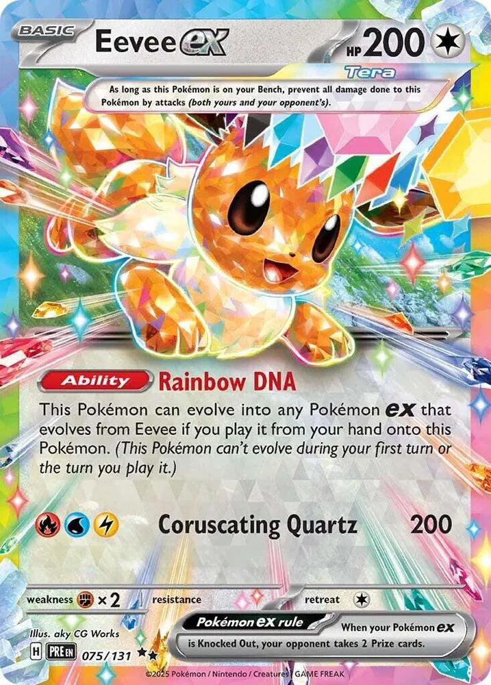 Eevee ex 075/131 Prismatic Evolutions
