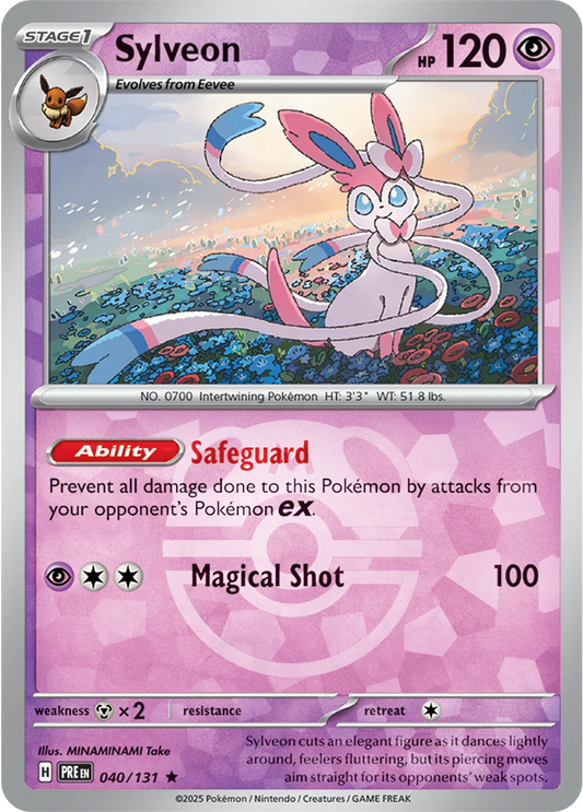 Sylveon Master Ball 040/131 Prismatic Evolution