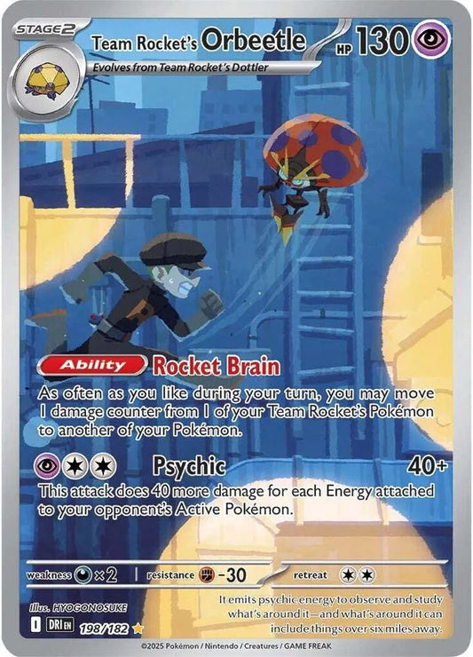 Team Rocket's Orbeetle 198/182 Destined Rivals