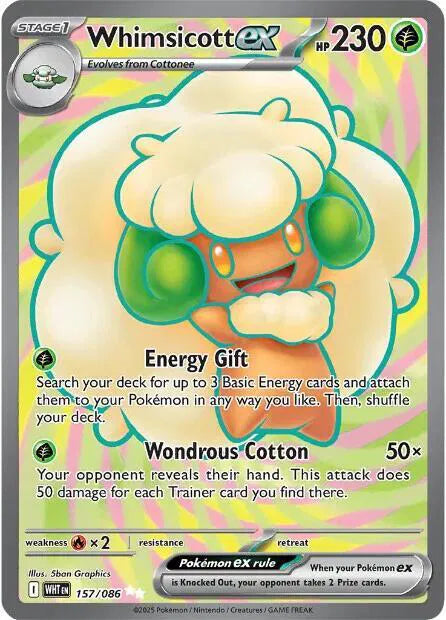 Whimsicott ex 157/086 White Flare