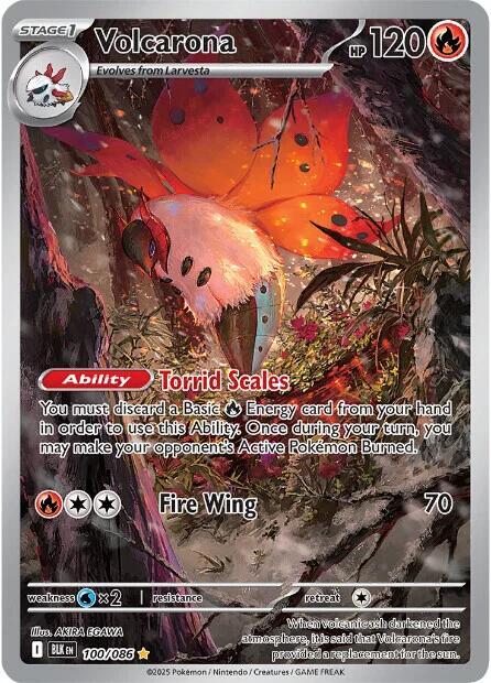 Volcarona 100/086 Black Bolt