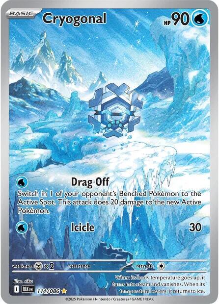 Cryogonal 111/086 Black Bolt