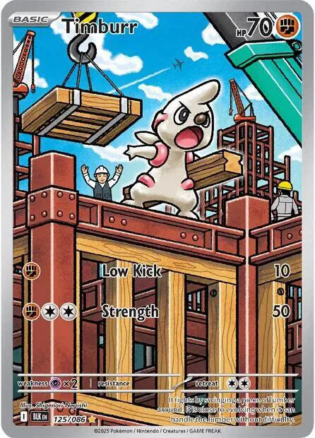 Timburr 125/086 Black Bolt