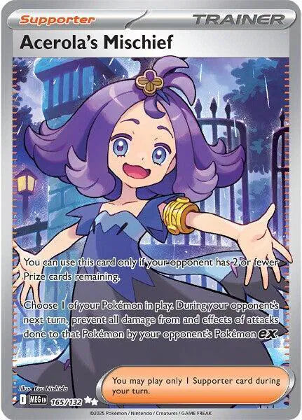 Acerola's Mischief 165/132 Mega Evolution