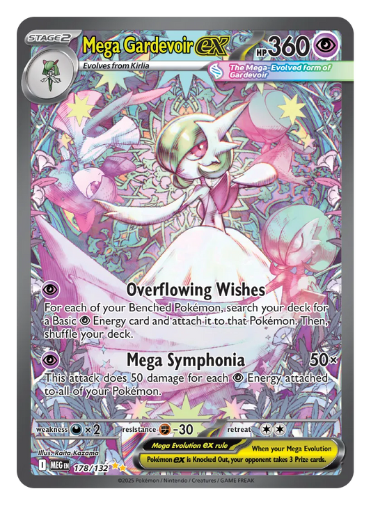 Mega Gardevoir EX 178/132 Mega Evolution