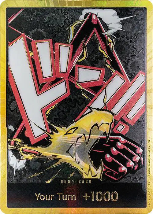 DON!! Card (Gear 4 Luffy) (Gold)