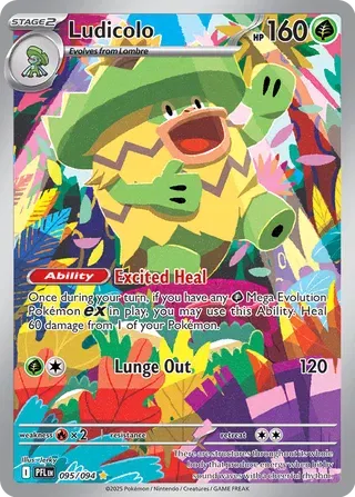 Ludicolo 095/094 Phantasmal Flames