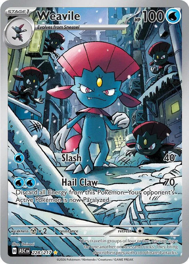 Weavile 228/217 Ascended Heroes