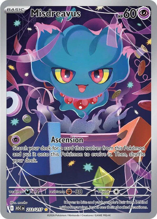 Misdreavus 233/217 Ascended Heroes
