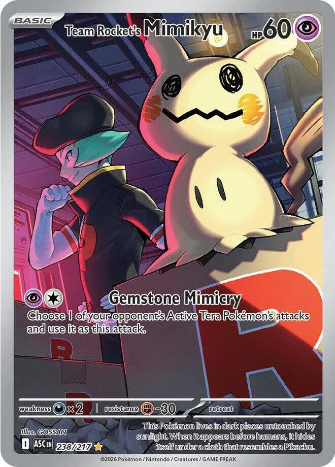 Team Rocket's Mimikyu 238/217 Ascended Heroes