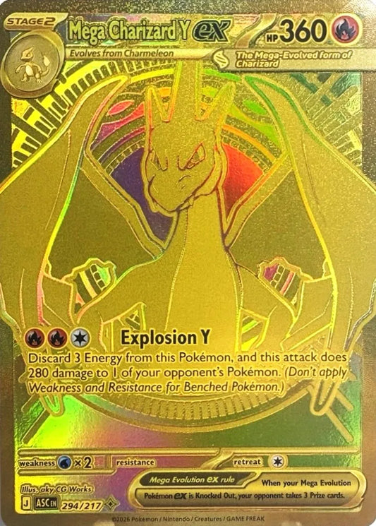Mega Charizard Y ex 294/217 Ascended Heroes