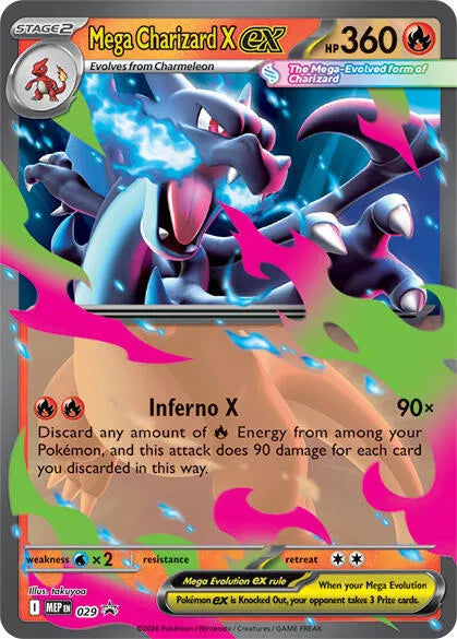 Mega Charizard X ex 029 Black Star Promo