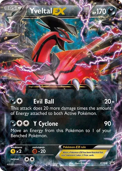 Yveltal EX XY08 XY Promo