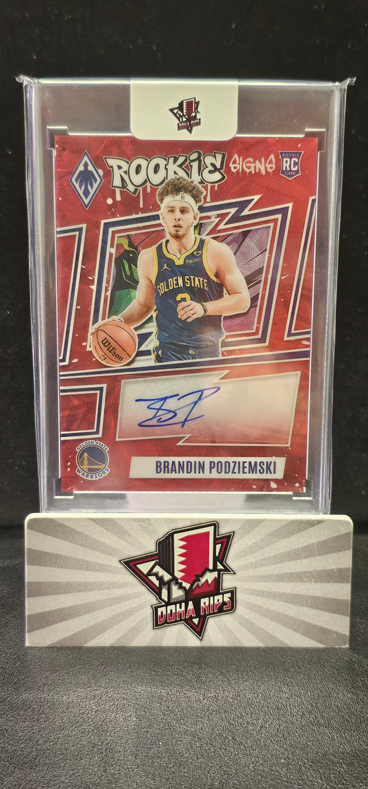 2023/24 Phoenix Rookie Signs Brandin Podziemski 12/49 auto