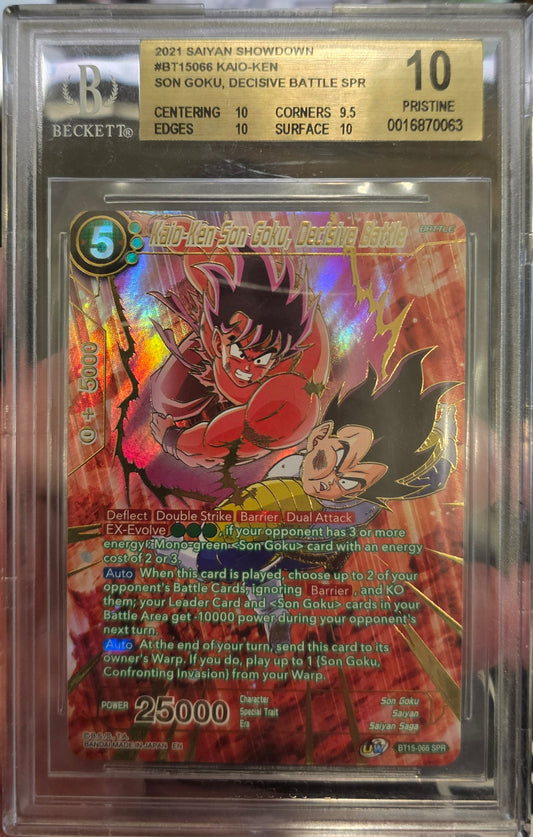Kaio-Ken Son Goku, Decisive Battle BGS 10