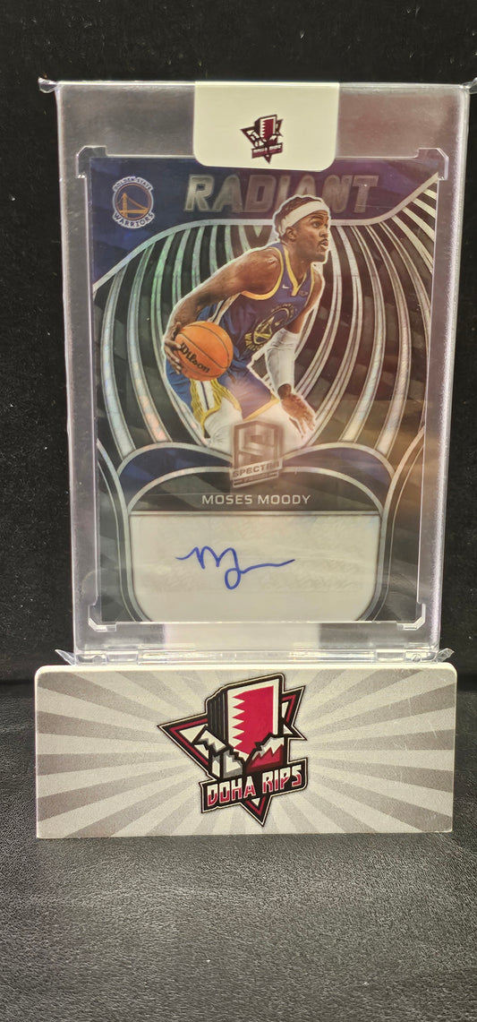 2021/22 Spectra Moses Moody Radiant auto
