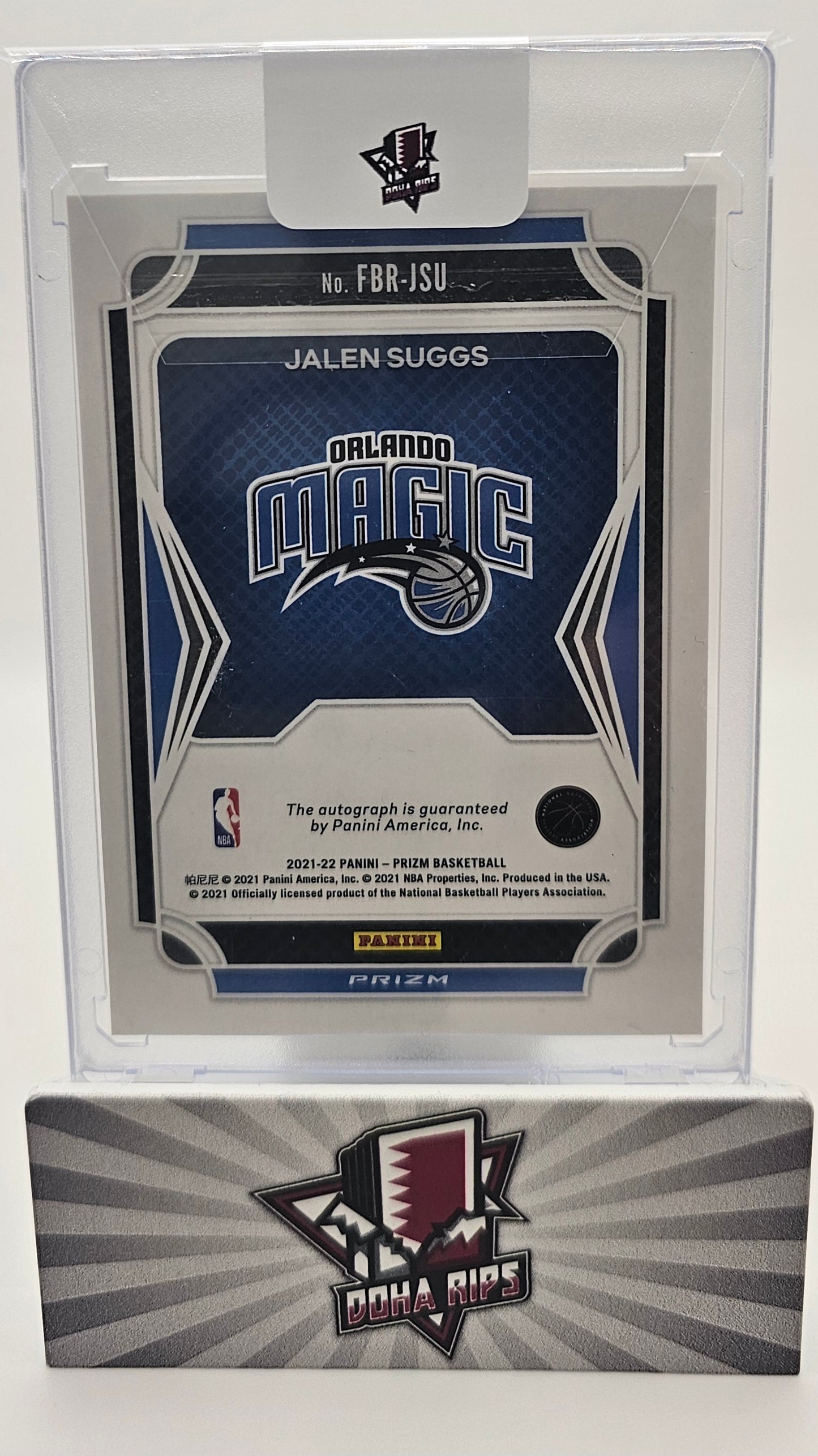 2021/22 Panini Jalen Suggs Fast Break Disco Autograph Rookie Card