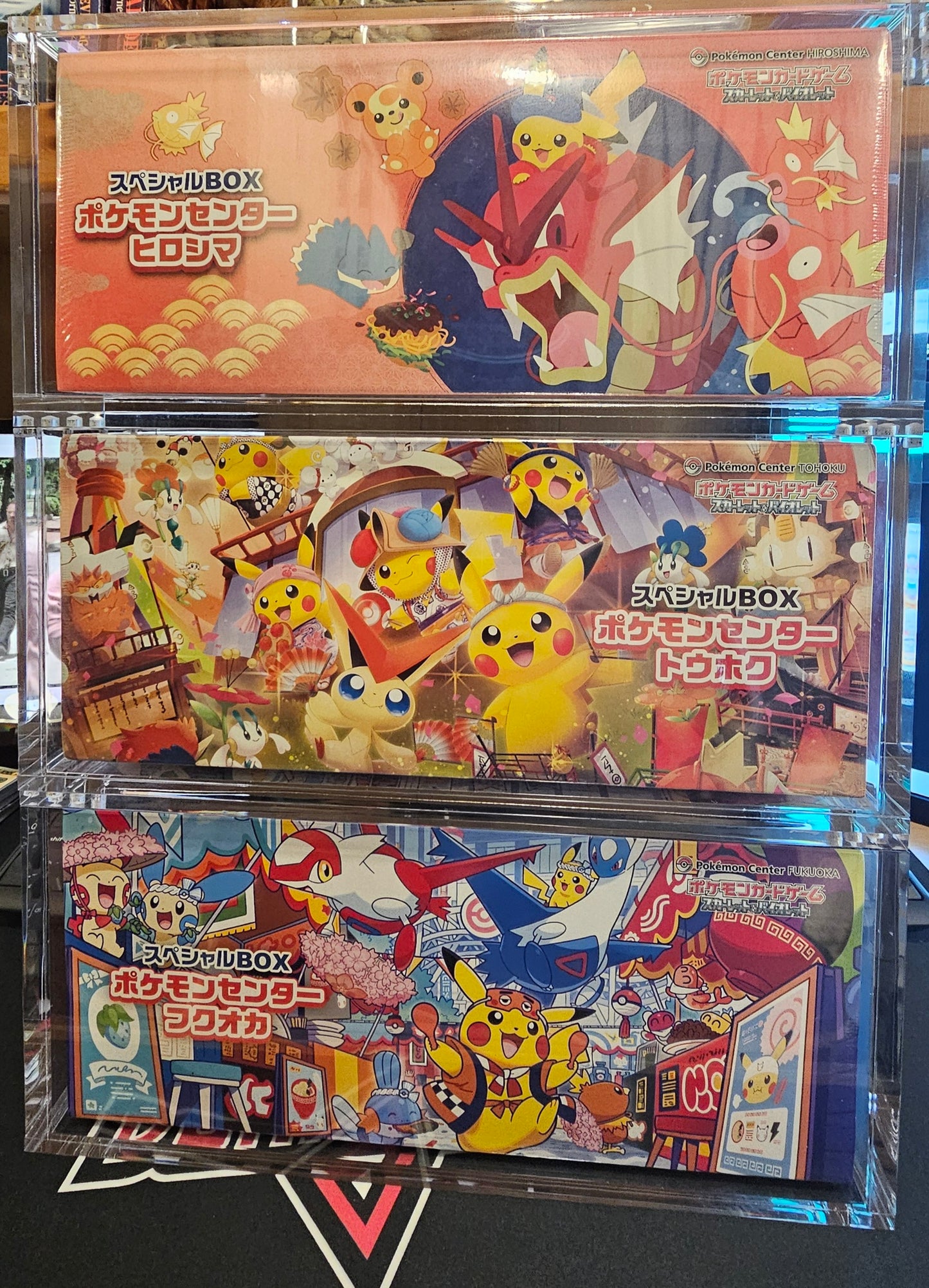 Pokémon Center City Boxes Set with Acrylic
