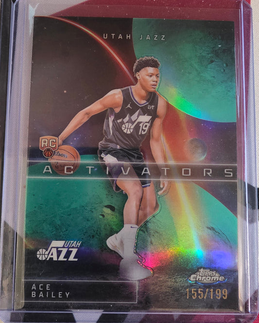 2025 Chrome Ace Bailey Activators /199