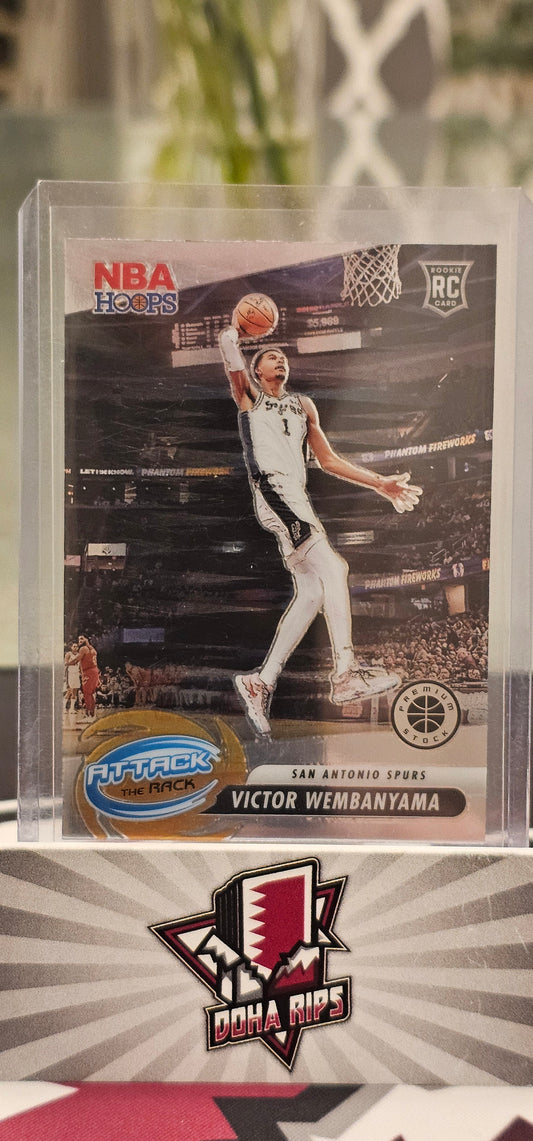 2023/24 Premium Stock Victor Wembanyama Attack the Rack