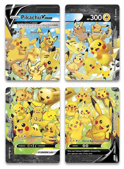 Celebrations Pikachu V-Union Special Collection