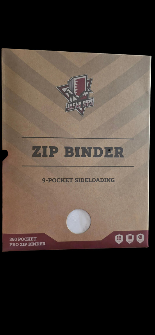 Jafar Rips 9 Pocket 360 card Zip Binder