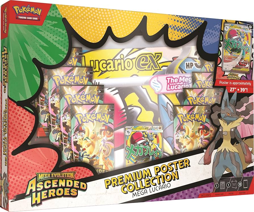 Ascended Heroes Premium Poster Collection (Limit 1 per customer)