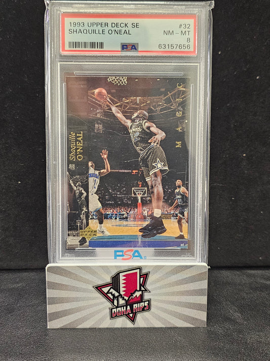 1993 Upper Deck SE Shaquille O'Neal PSA 8